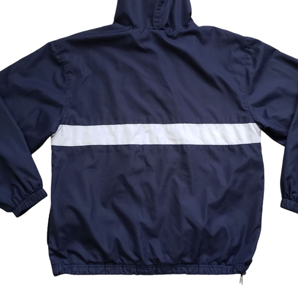 Vintage Walt Disney World Windbreaker Jacket Small Blue Full Zip Hooded Lined - Picture 10 of 12